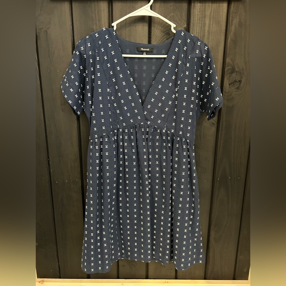 Blue and White, Madewell Dress, Size xxs